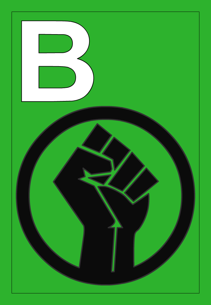B