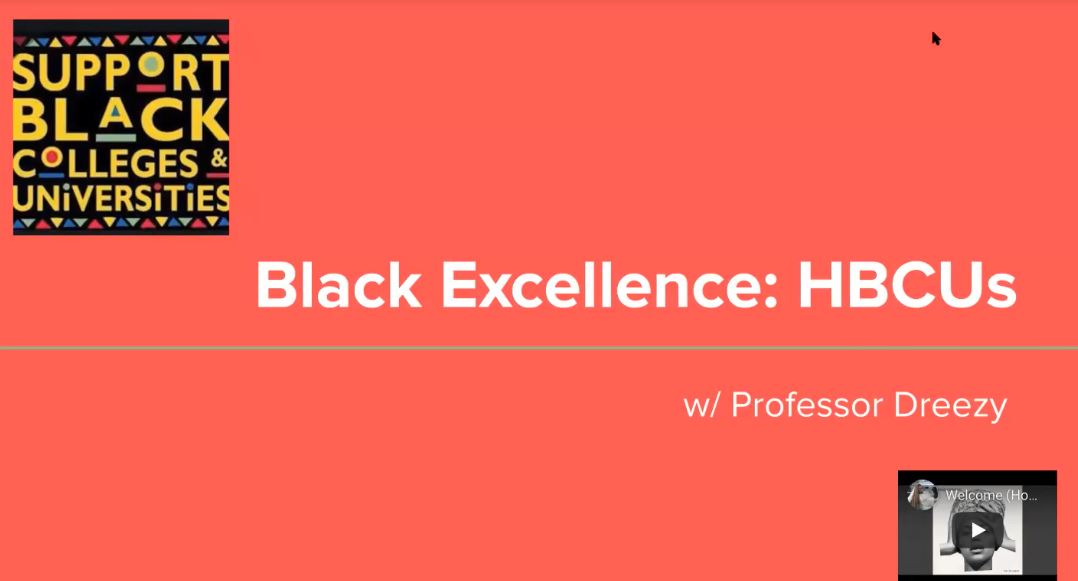 Live Class 10 Black Excellence HBCUs – Andrea Andrews