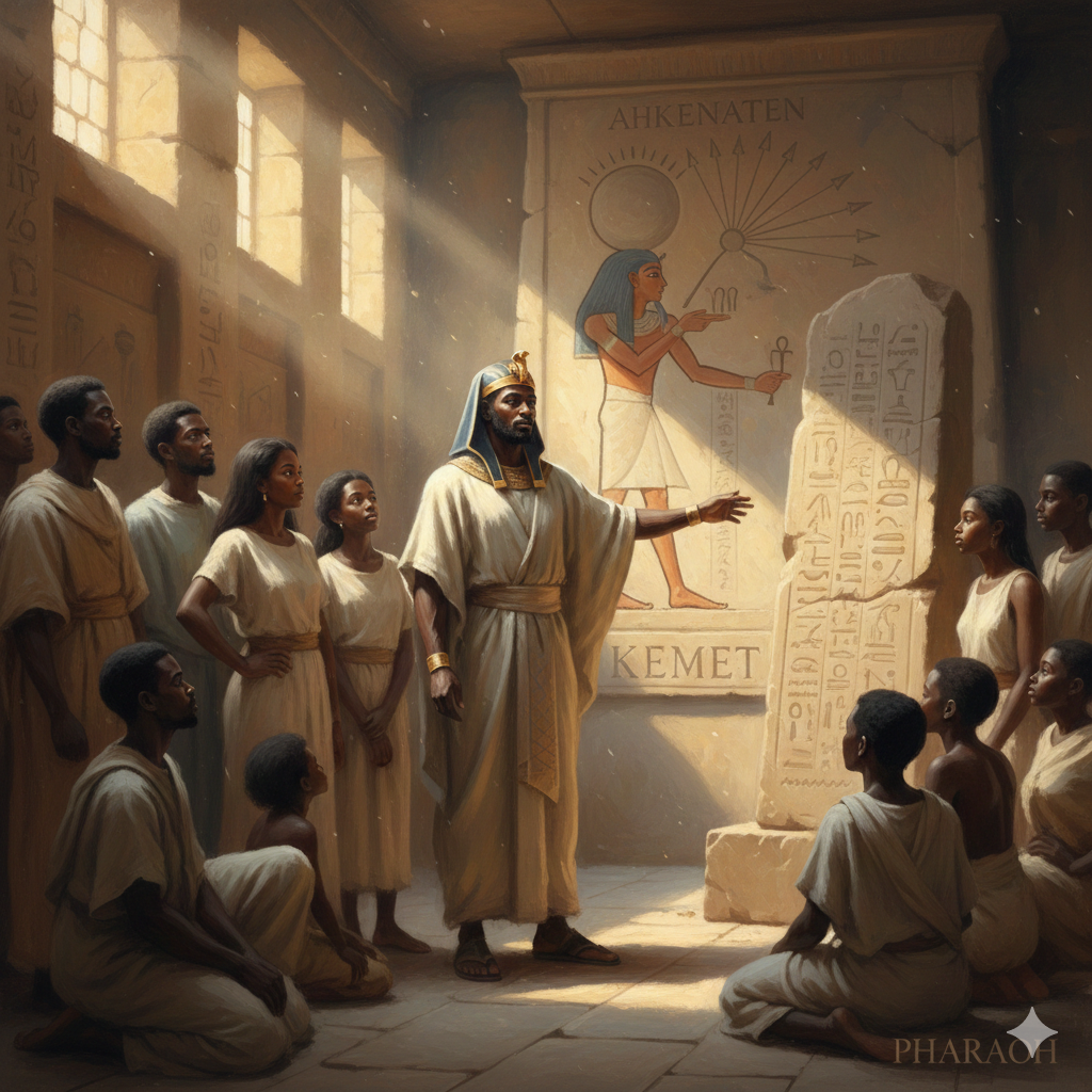 Live Class 13 Ahkenaten and Nefertiti, Pharoah and Queen of Kemet – Gwen Ebron