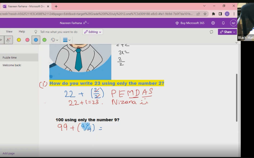 Summer Session – 8th Grade – 12 July 2022