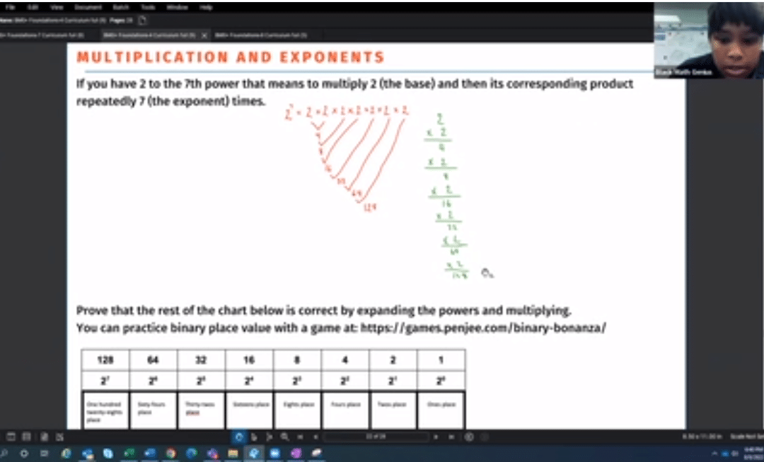 Summer Session – Algebra – 8 Aug 2022