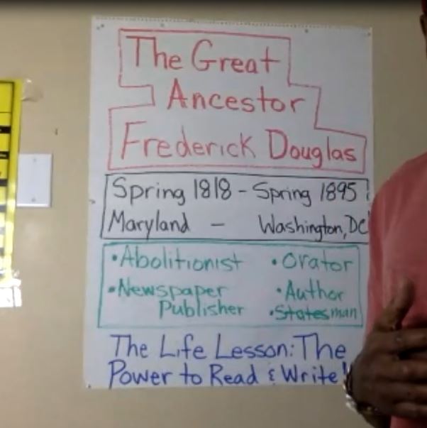 Live Class 75 The Great Ancestor Frederick Douglas – Damon Tyler