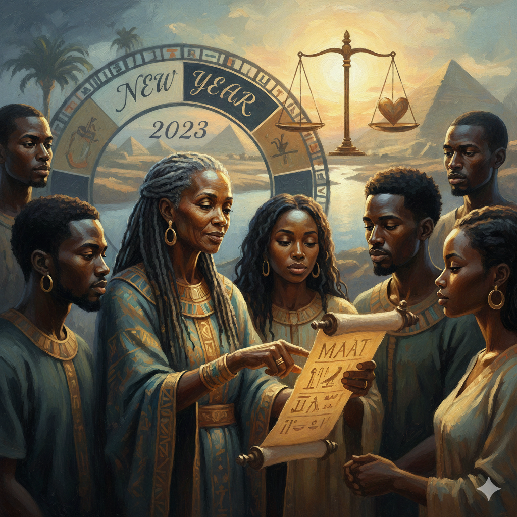 Live Class 100 New Year – Let’s Review The MA’AT – Gwen Ebron