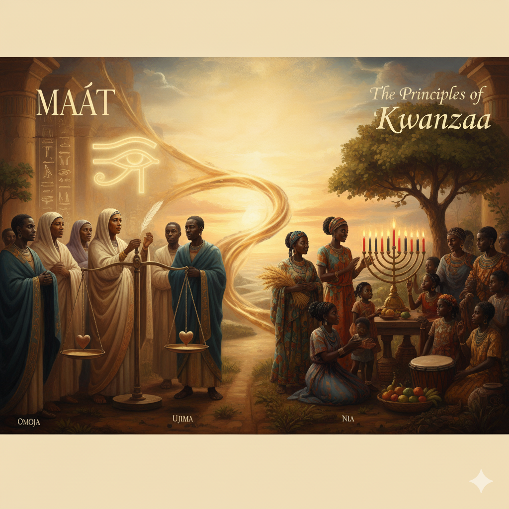 Live Class 199 Comparing Kwanzaa to The MA’AT – Gwen Ebron