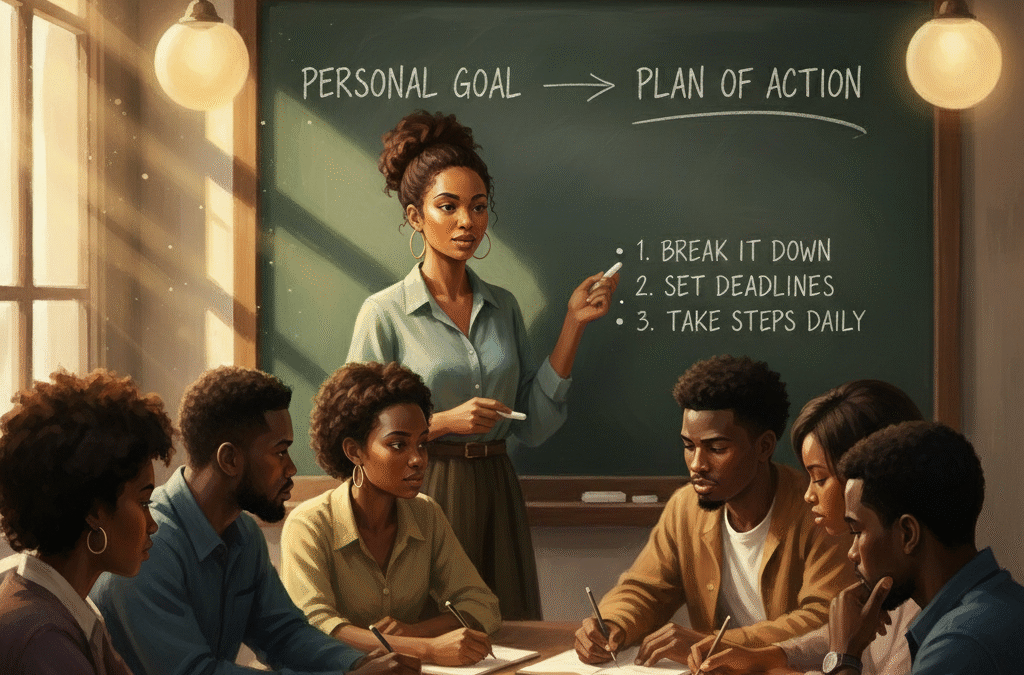 Live Class 207 Setting Personal Goals & Creating a Plan of Action – Damon Tyler