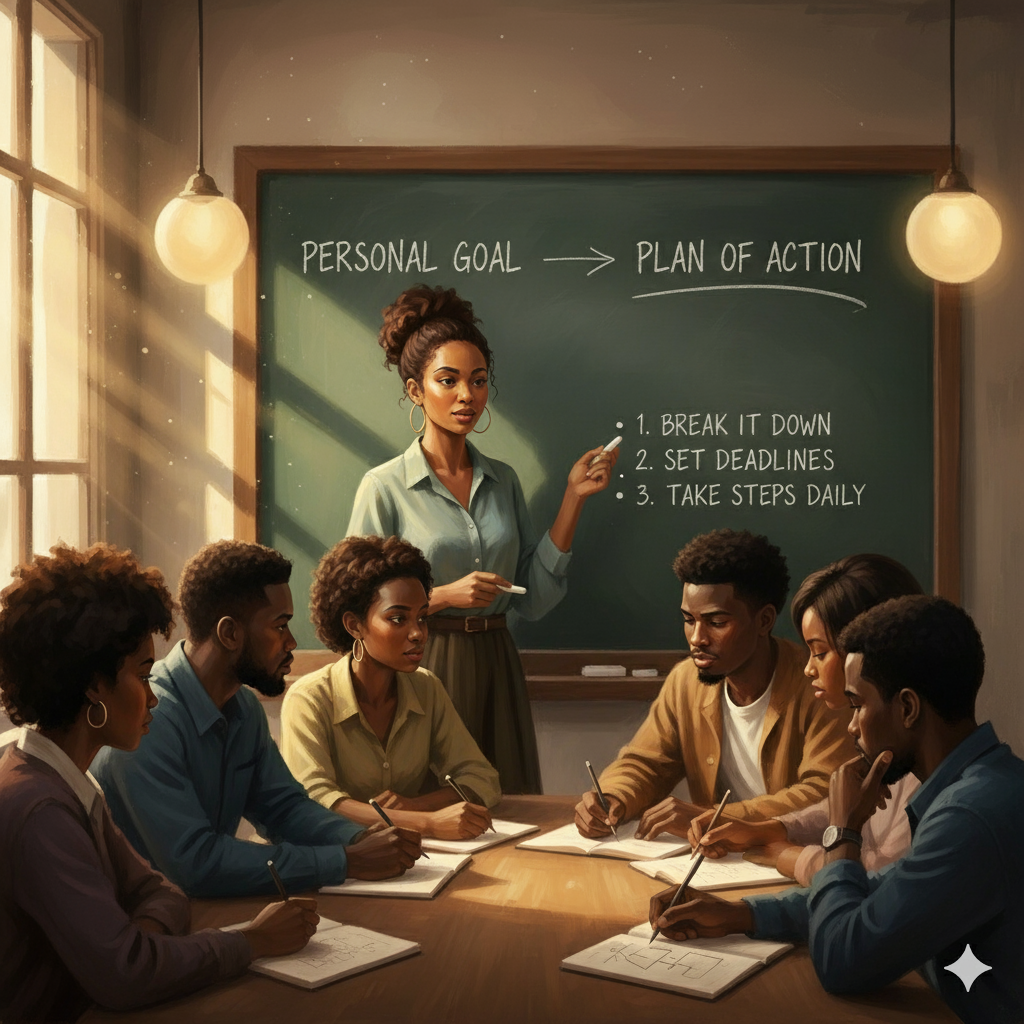 Live Class 207 Setting Personal Goals & Creating a Plan of Action – Damon Tyler