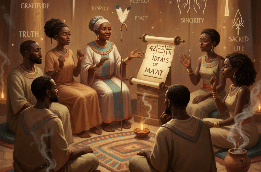 Live Class 401 The Gift of The 42 Ideals of Ma’at Applied (1-10) – Damon Tyler